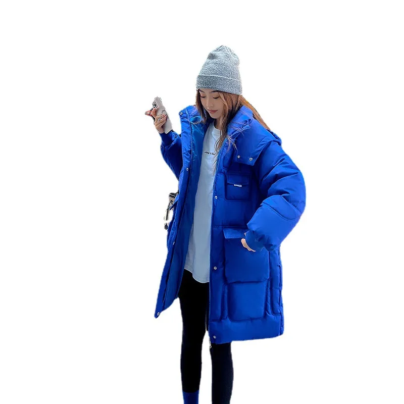 Parkas Women Winter down Cotton Jacket Mid-Length Thick Warm Quilted Jacket Coat Winter Coat Women