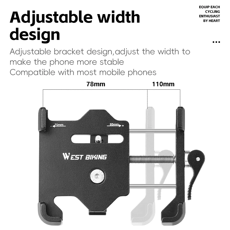 Регулируемый держатель для телефона из алюминиевого сплава