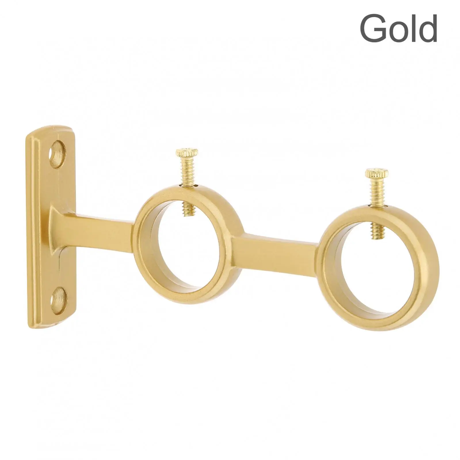 

1 шт. двойные занавески из алюминиевого сплава, кронштейны для гостиной/спальни, занавески, настенный держатель для стержня