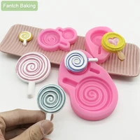 kids food lollipop making mold soft safe silicone material mould sugar craft fondant cake decorating baking tool oven available