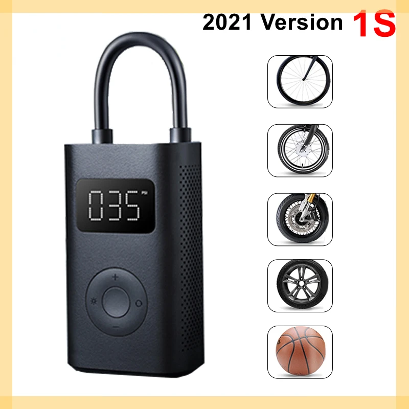 

Mijia Digital Tire Inflator Portable Car Air Compressor Smart LED Auto For Motorcycles Bicycles Balls New