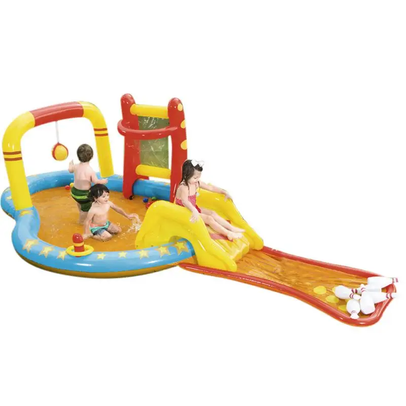 

Blow Up Pool Above Ground Portable Children Swim Center Summer Outdoor Backyard Porch Garden Water Party Inflatable Lounge