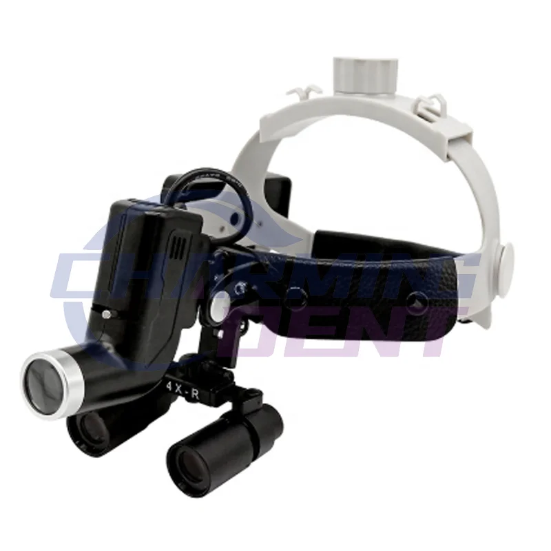 

Magnifying glasses dental surgical loupes LED headlight/ Medical loupes magnifier binocular dental loupes ENT 4X magnification