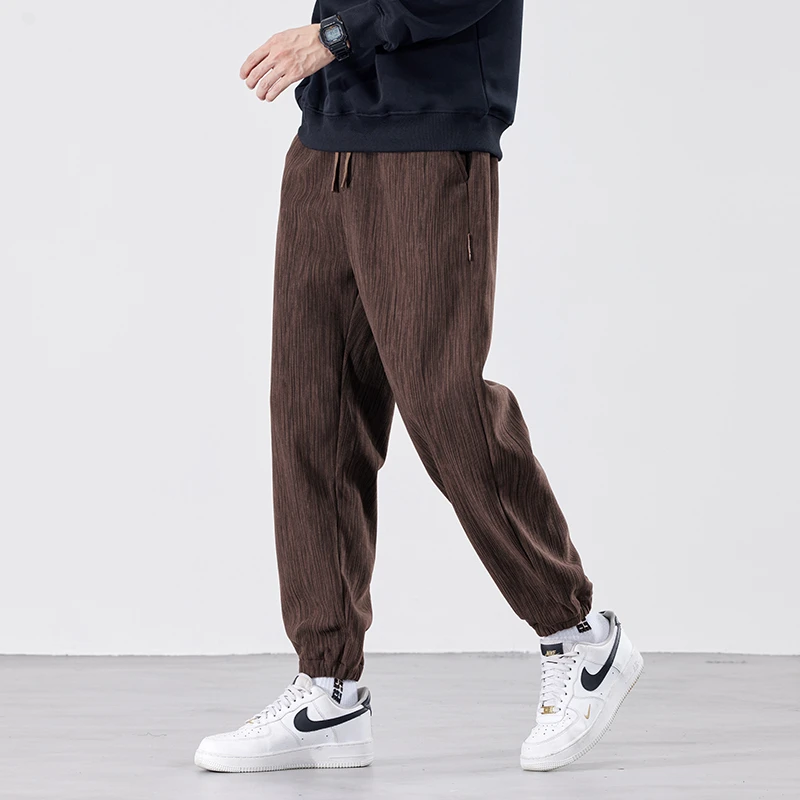 Модная и удобная мужская Осенняя Вельветовая полоска