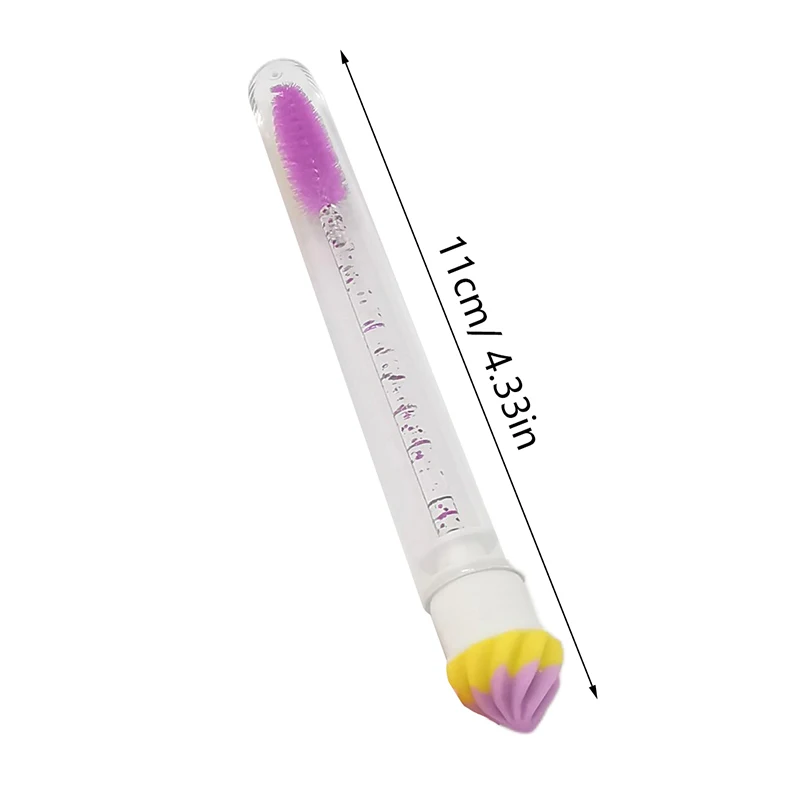 1 шт. многоразовая щетка для ресниц трубка бровей сменная пылезащитная кроличья