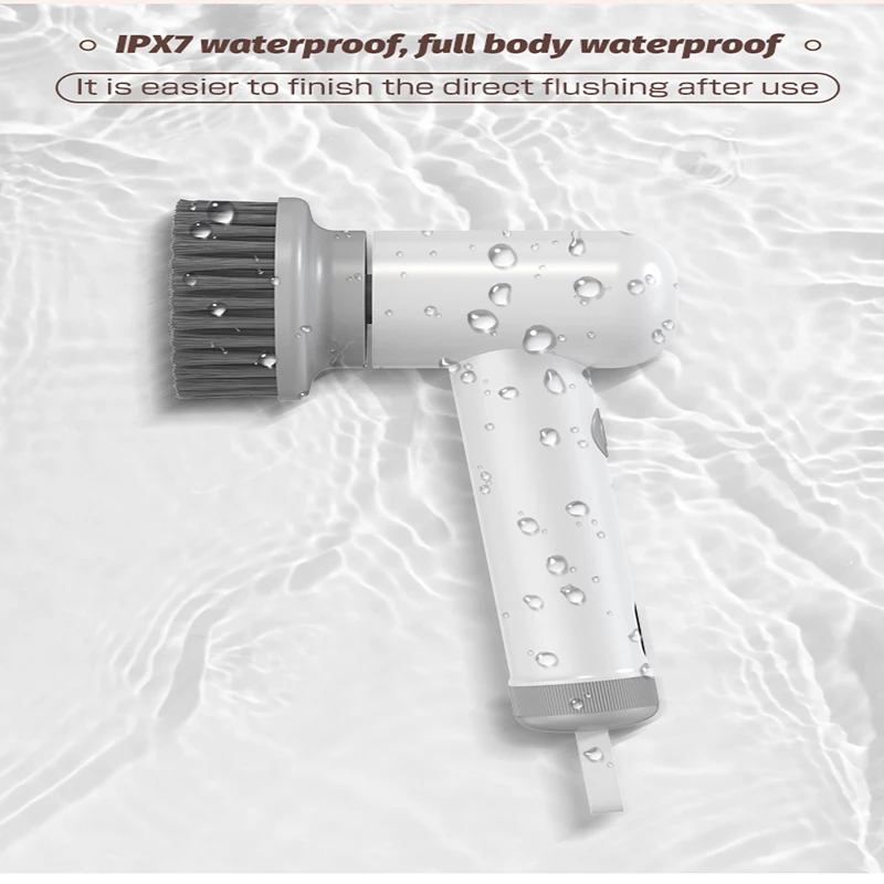 Электрическая щетка для чистки Pluzz дома кухни ванной комнаты стирки