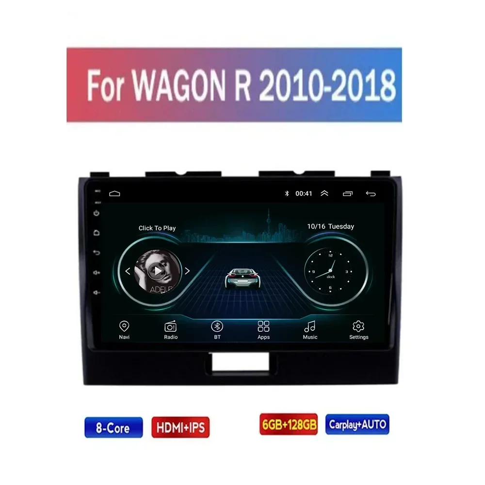 2 Din Android 13 Автомобильный стерео радио DVD GPS Мультимедийный видеоплеер 5G Wi-Fi камера