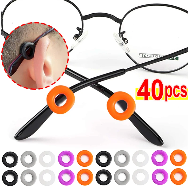 

Transparent Eyeglass Temple Tips Sleeve Retainer Silicone Anti-slip Holder Elastic Glasses Ear Hook Leg Glasses Accessories