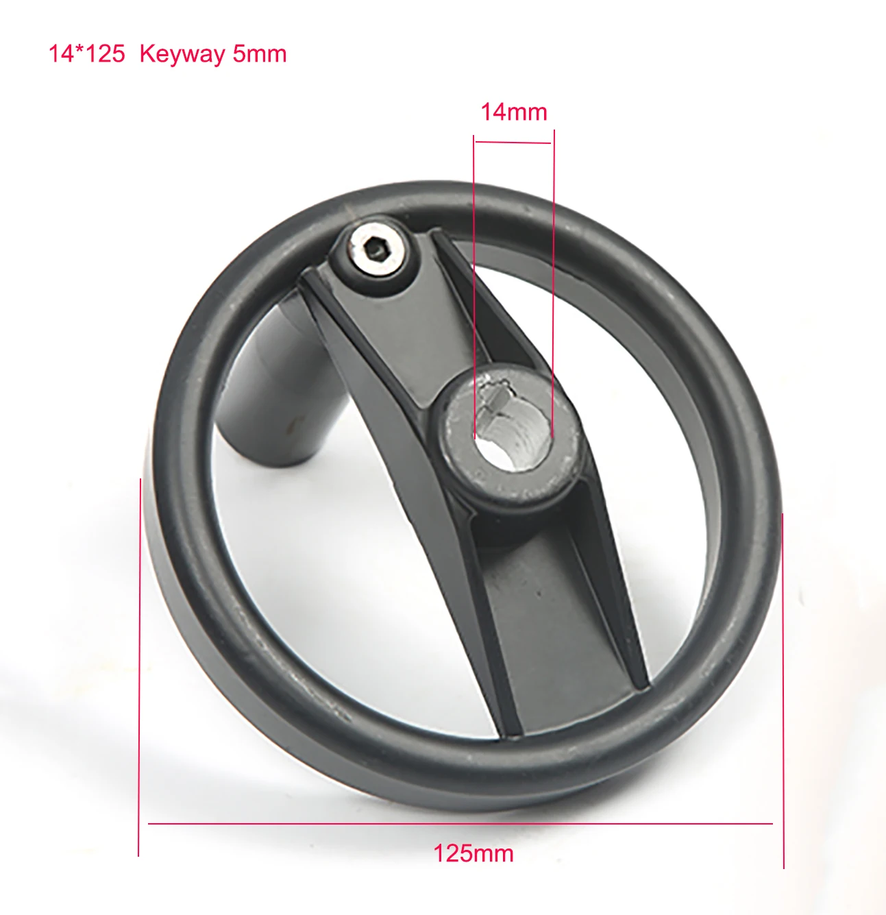 

Маховик алюминиевый черный 100-200 мм