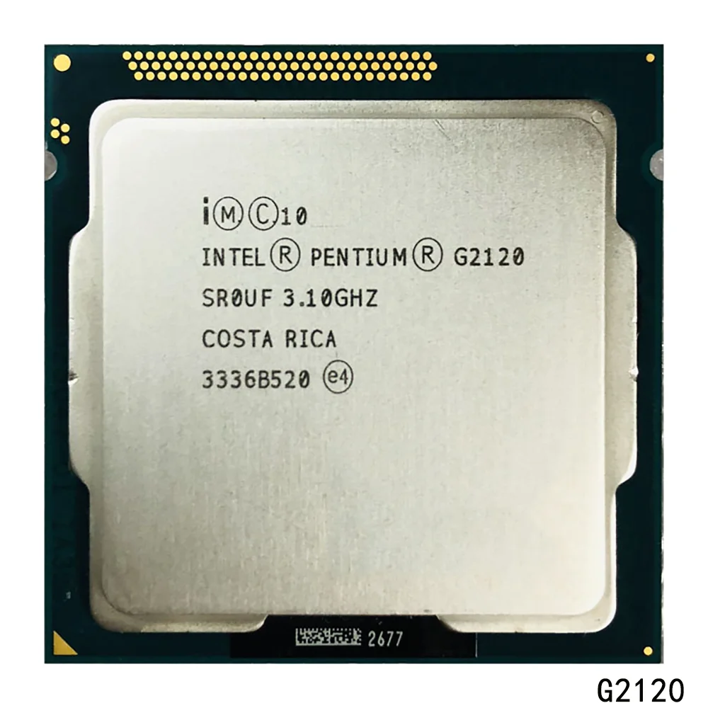 

Процессор Intel Pentium G2120, 3,1 ГГц, LGA 1155, двухъядерный, 3 Мб, 55 Вт