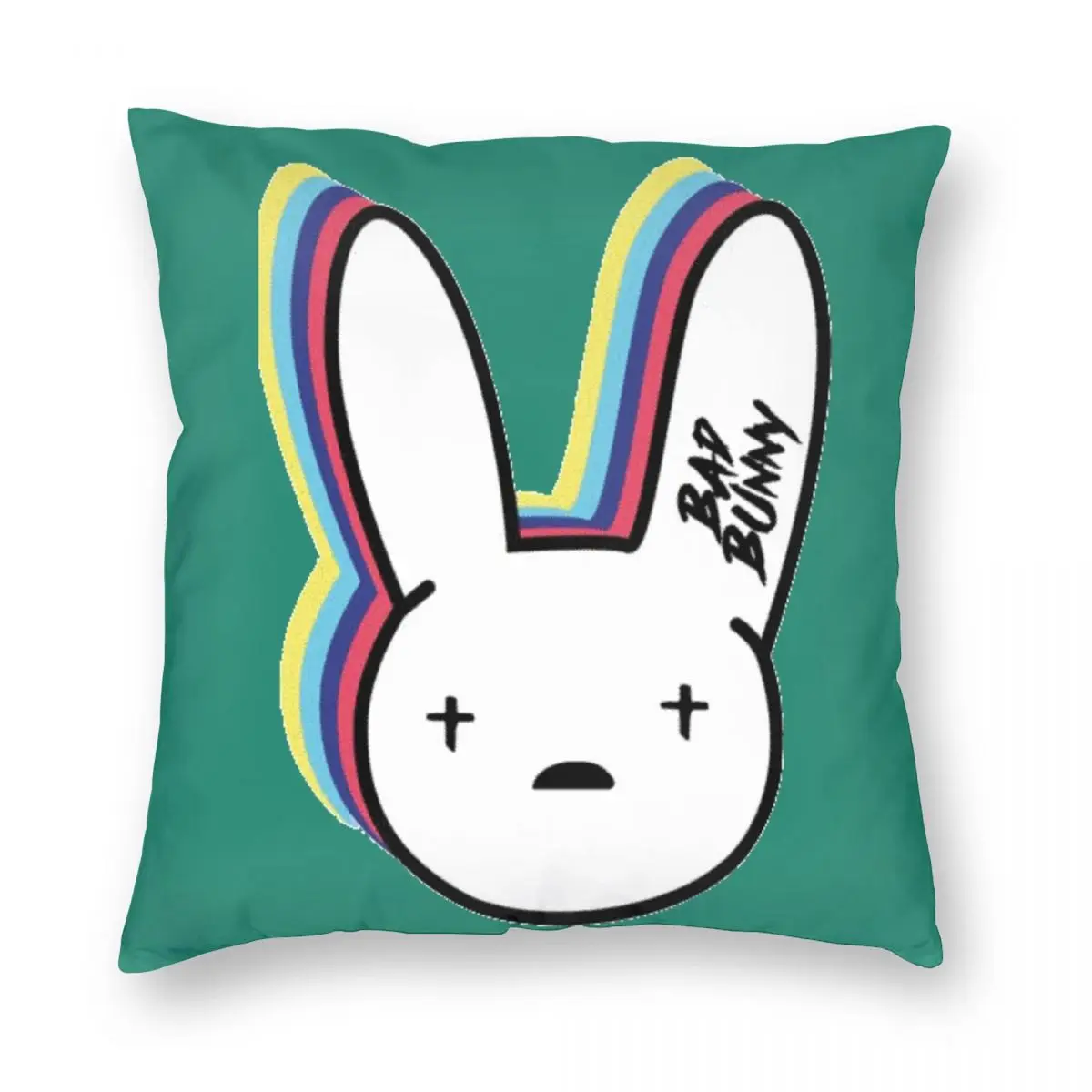 

Подушка в виде зайчика, размеры 40x40 см