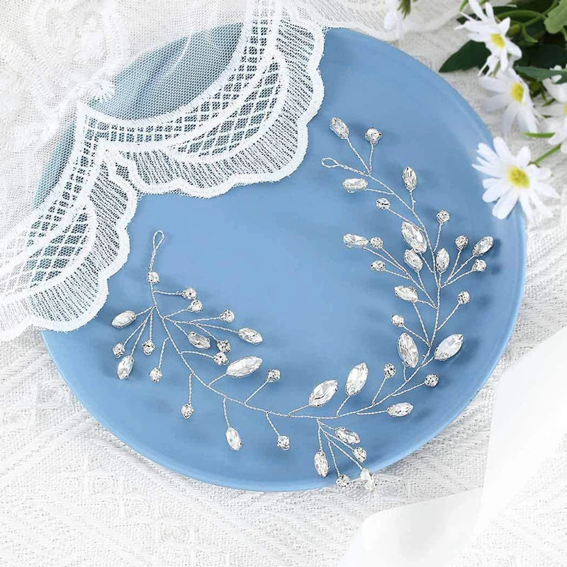 Wedding Head Flower Crystal Pearl Hair Combs for Brides Handmade Women Ornaments Bridal Clips Accessories Jewelry |