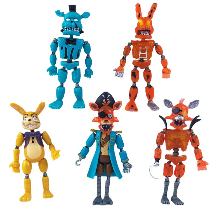 5-6 шт./компл. пять ночей у Фредди FNAF фигурки героев нарушения безопасности Бонни