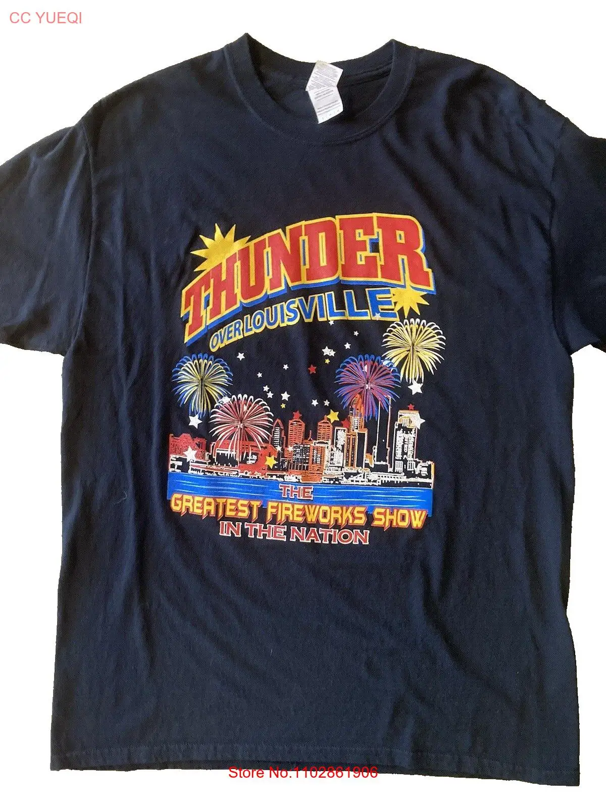 Футболка Thunder Over Louisville (без даты) NWOT Large