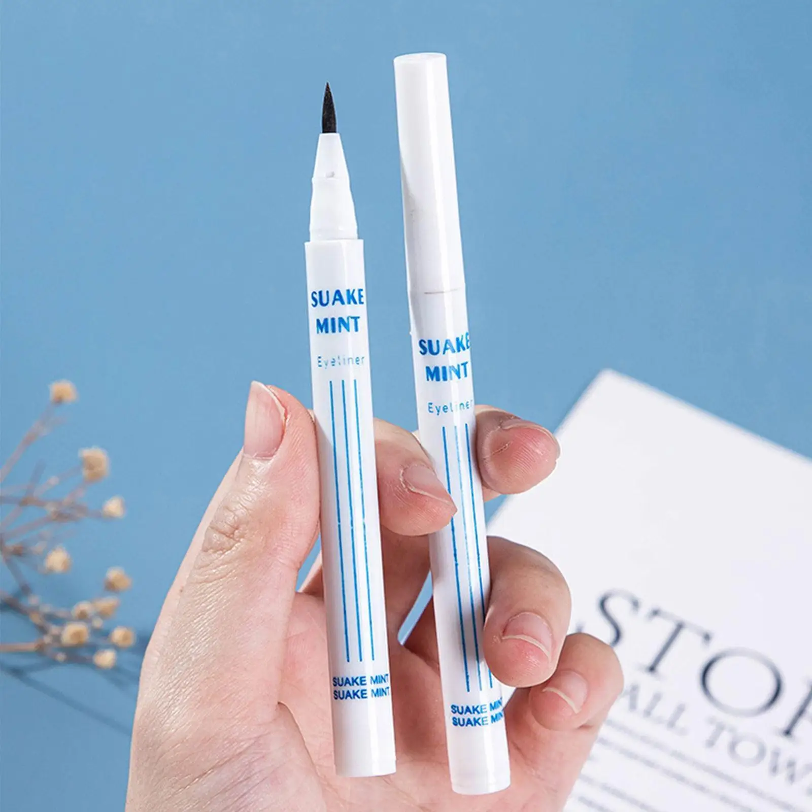 

Подводка для глаз M E1t1, жидкая, водостойкая, против размазывания, удлинение, двойные веки, для рисования мелких веснушек