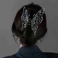 2022 fashion metal liquid hair clip for women back grab clip geometric band trendy hair accessories whol a0h4
