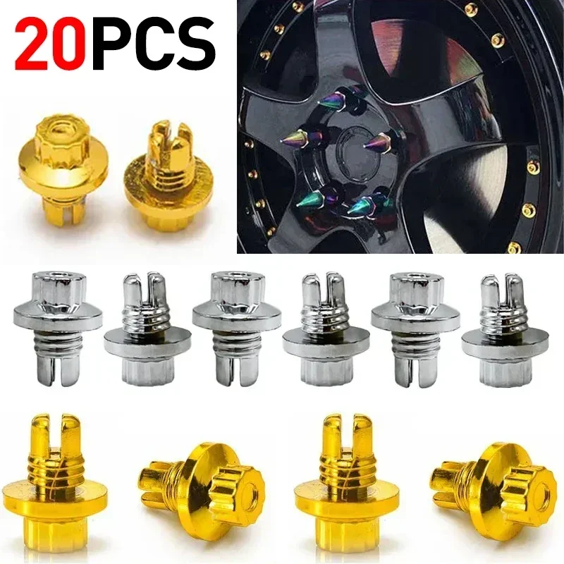 Винты для автомобильных шин, ступица колеса, декоративные пластиковые ...