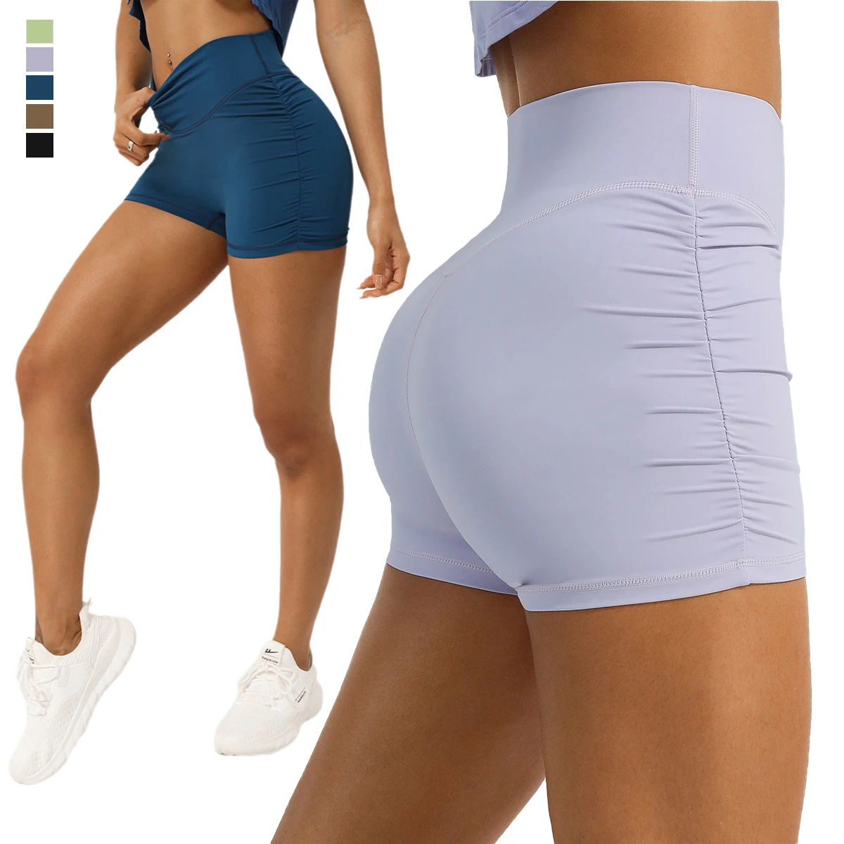 Женские шорты для йоги Nike из нейлона и спандекса