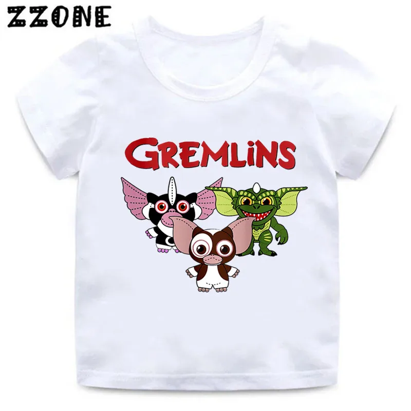 

Cute Gremlins Gizmo Cartoon Print Kids T-Shirts Baby Girls Clothes Summer Boys Short Sleeve T shirt Funny Children Tops,HKP5170