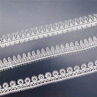 20yards sequin lace for childrens clothing decoration clavicle chain accessories small flowers 2cm embroidered lace