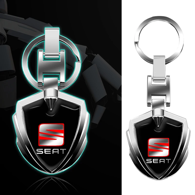 

1Pcs Car Styling Accessories Metal Key Chain Creative Car Markers Badge For SEAT Leon MK1 MK2 MK3 5F Ibiza 6L 6J Altea Arona
