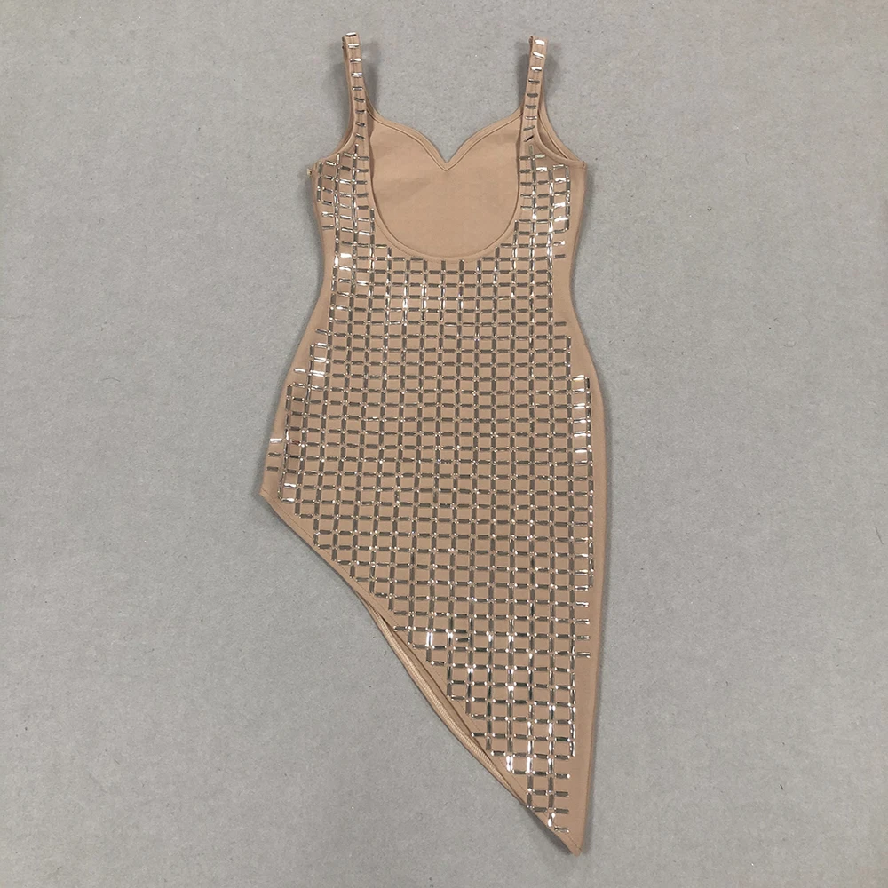 Женское сексуальное мини-бретелька с открытой спиной и кристаллами бриллиантами