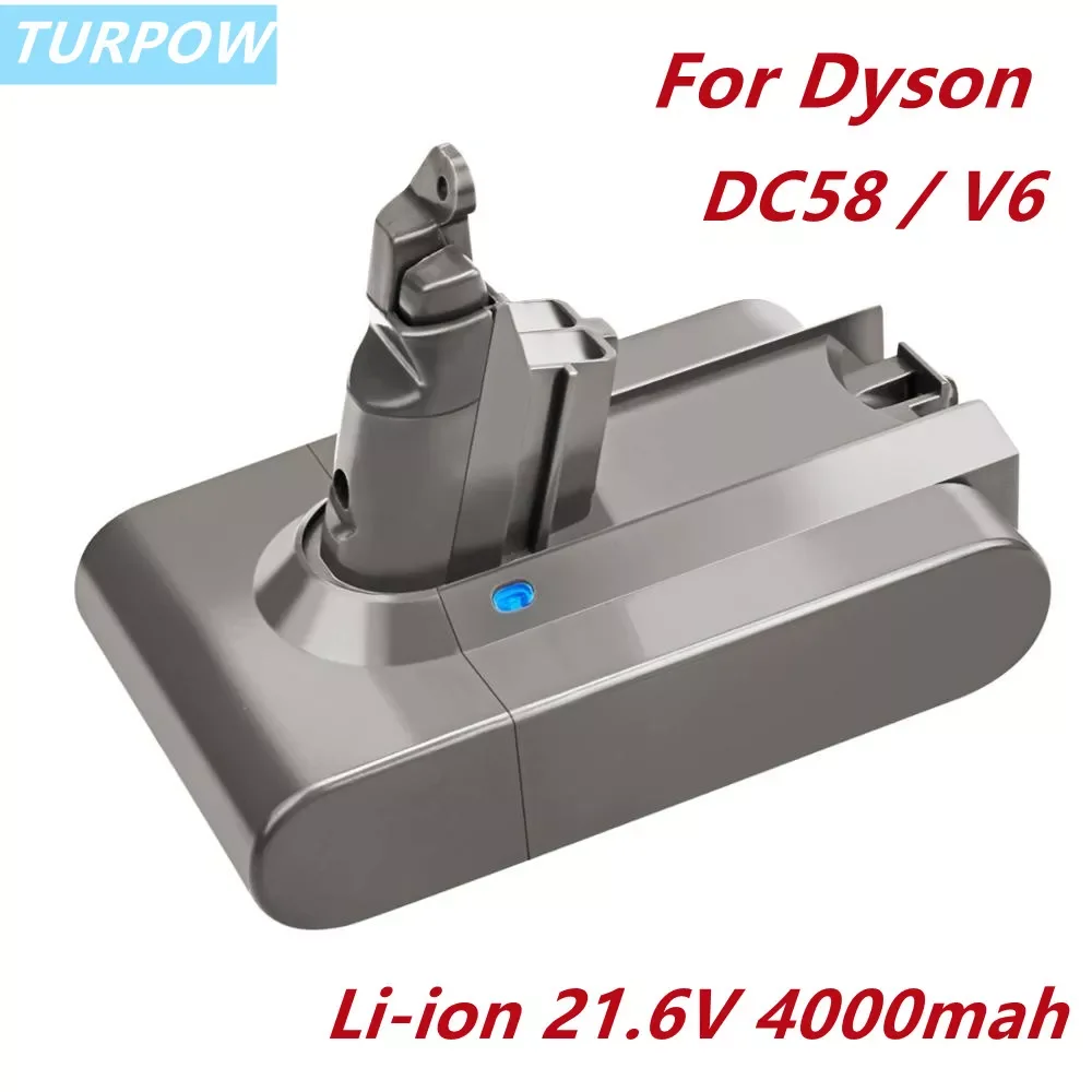 

Литий-ионный пылесос NEW2023 для Dyson, батарея 21,6 в, 4000 мАч, Сменный аккумулятор для пылесоса V6 SV09, SV07, SV03, DC58, DC61, DC62, DC74, V6 965874-02