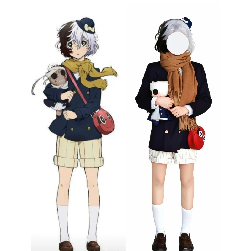 Костюм для косплея по аниме Bungo Stray Dogs: Юмено Кюсаку, Дазай Осаму, плюшевая кукла, шляпа, парик, набор для Хэллоуина (art.: 3920dc0caf3d1) - 3920dc0caf3d1
