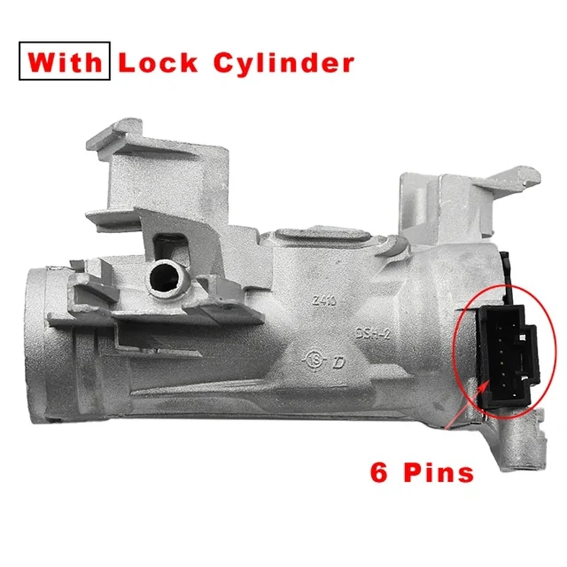 Стартер зажигания переключатель рулевого замка болт с ключом черный и