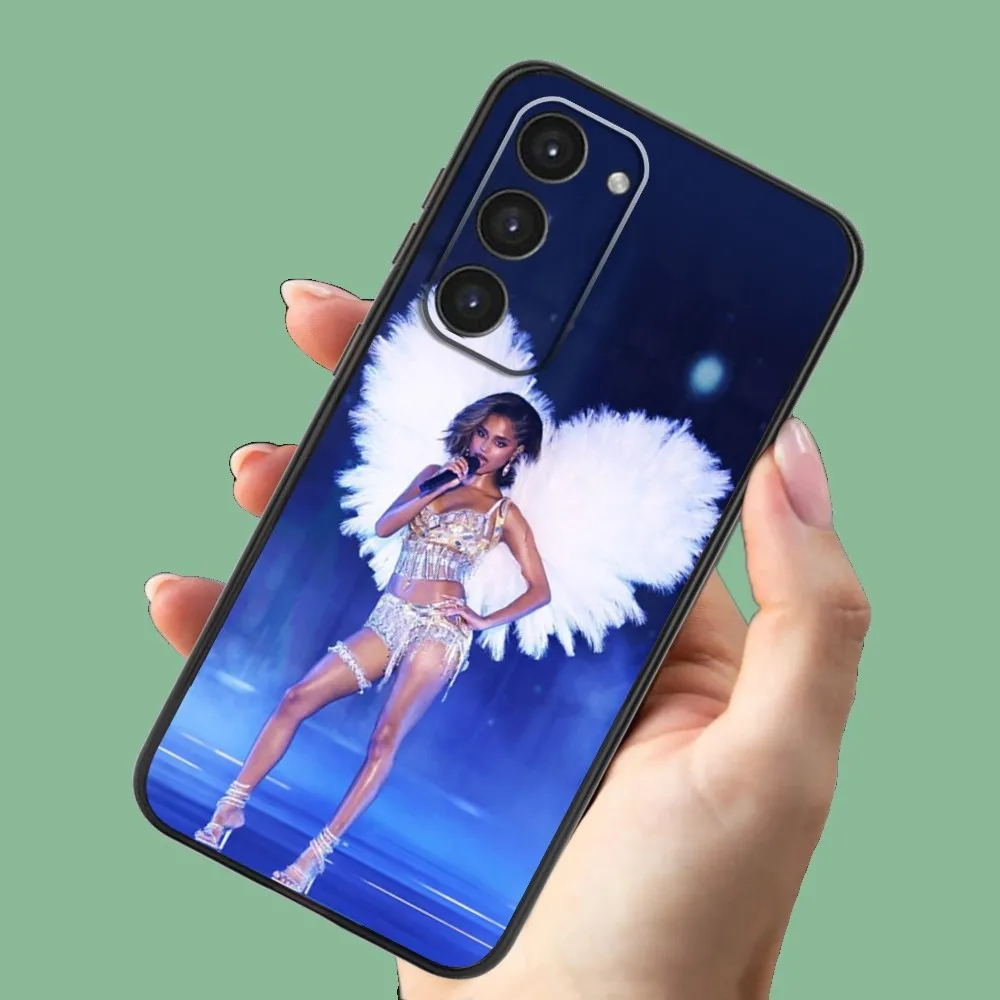 Singer T-Tyla Phone Case For Samsung Galaxy A13 A21s A22 A31 A32 A52 A53 A71 A80 A91 Soft Black Shell