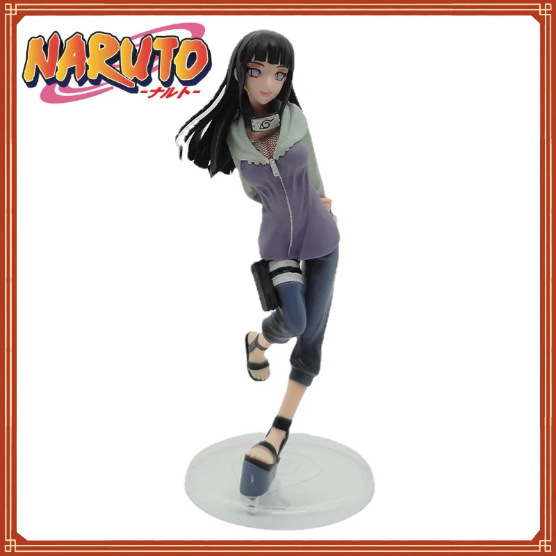 

20cm Naruto Figure Hyūga Hinata Anime Character Statue Model Collectible Statue Toy Doll Decoration Room Toy Christmas Gift