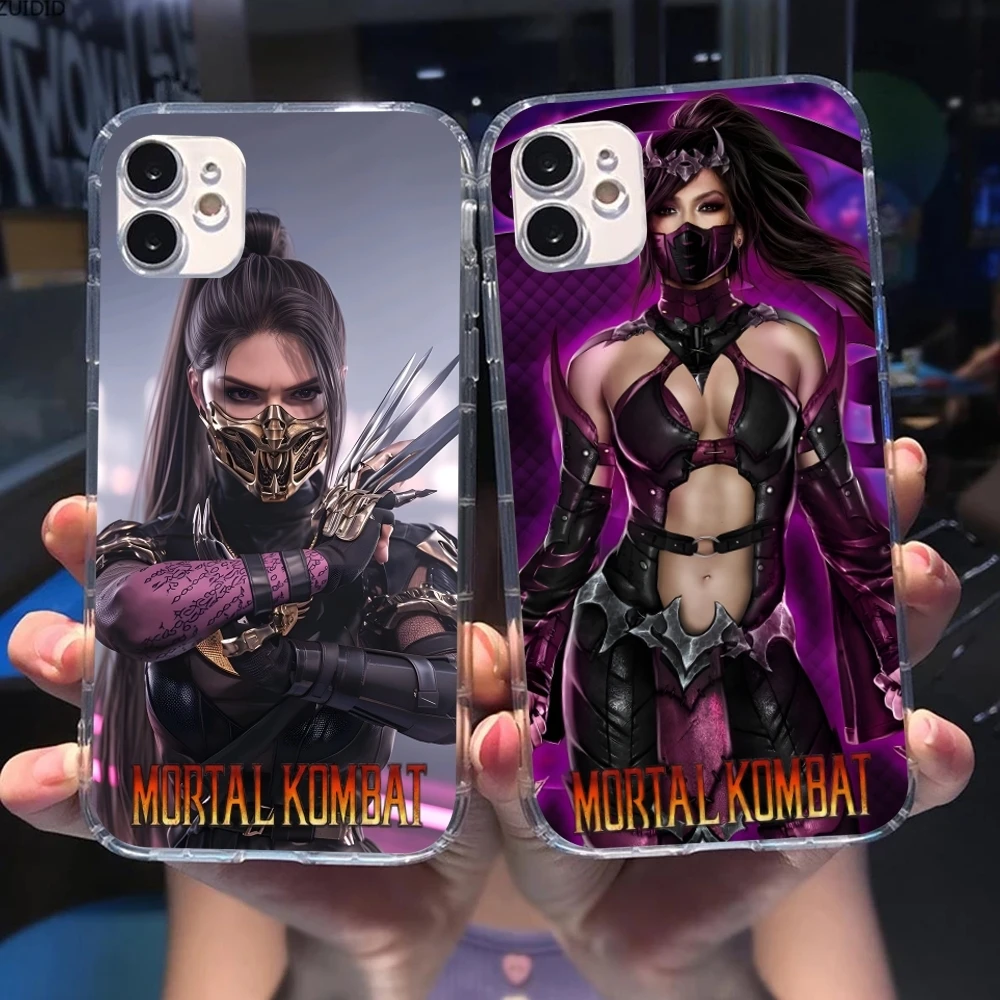 Чехол для мобильного телефона Mortal Kombat Mileena iPhone 16 15 14 13 12 11 X XR XS 8 Pro Max Plus Mini
