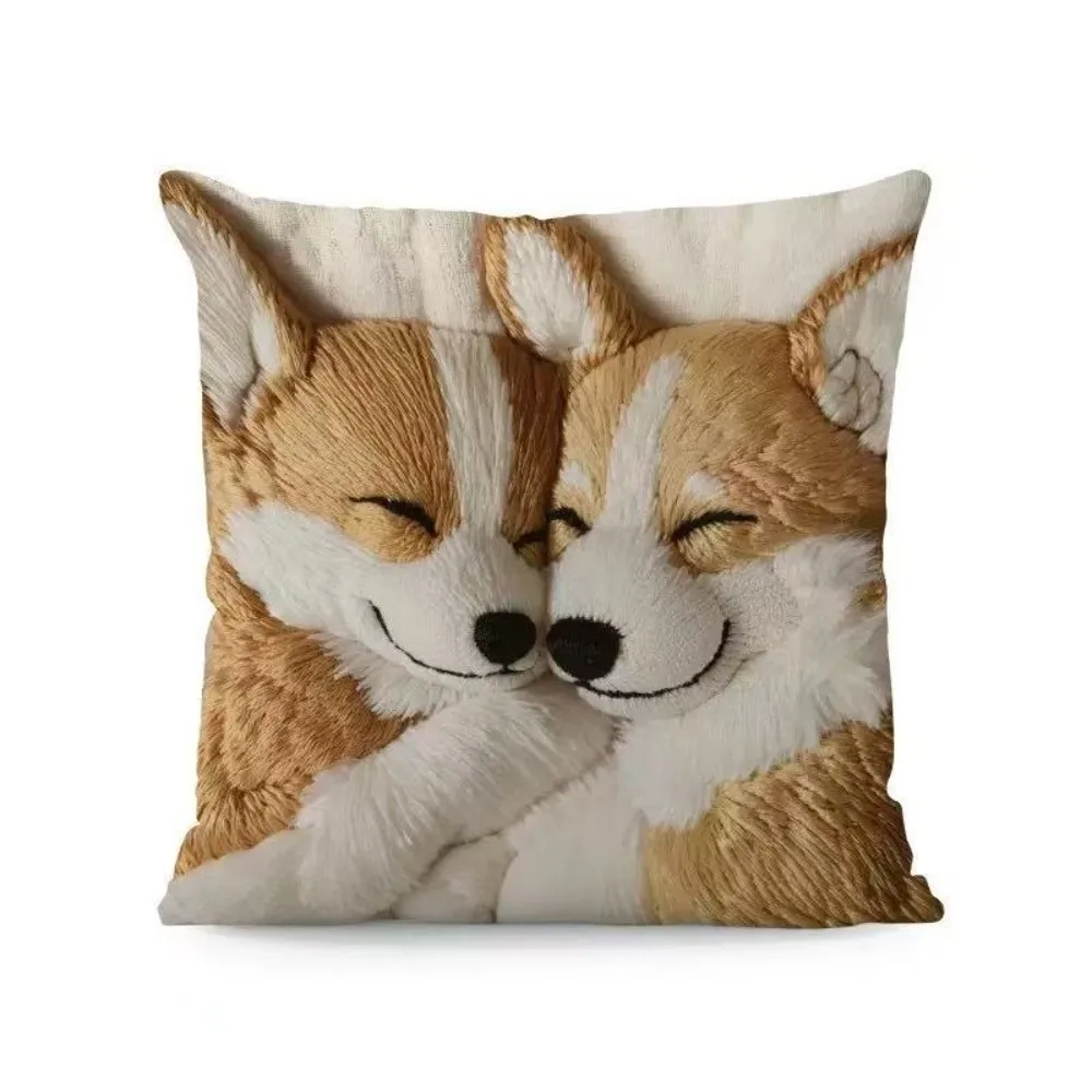 

Декоративная наволочка 45х45 см, полиэстер, винтажный стиль