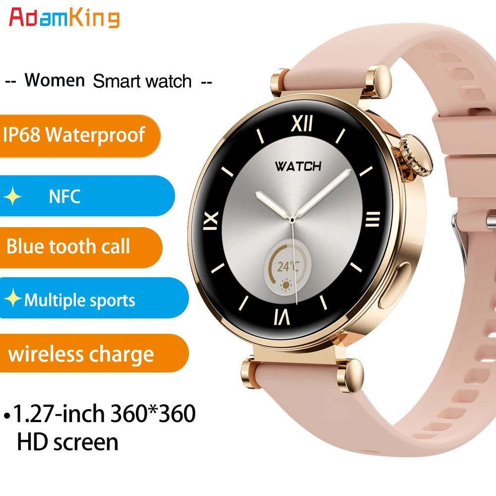 Смарт-часы с синим зубом для женщин и мужчин индивидуальный циферблат монитор