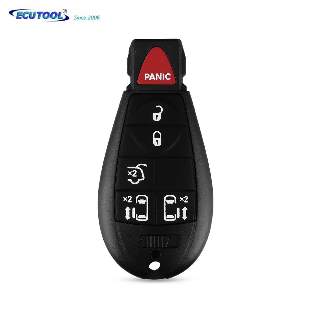 

Remote Key Shell 5 + 1 Panic 6 Buttons For Chrysler Town & Country With Small Key Fob Car Case Cover