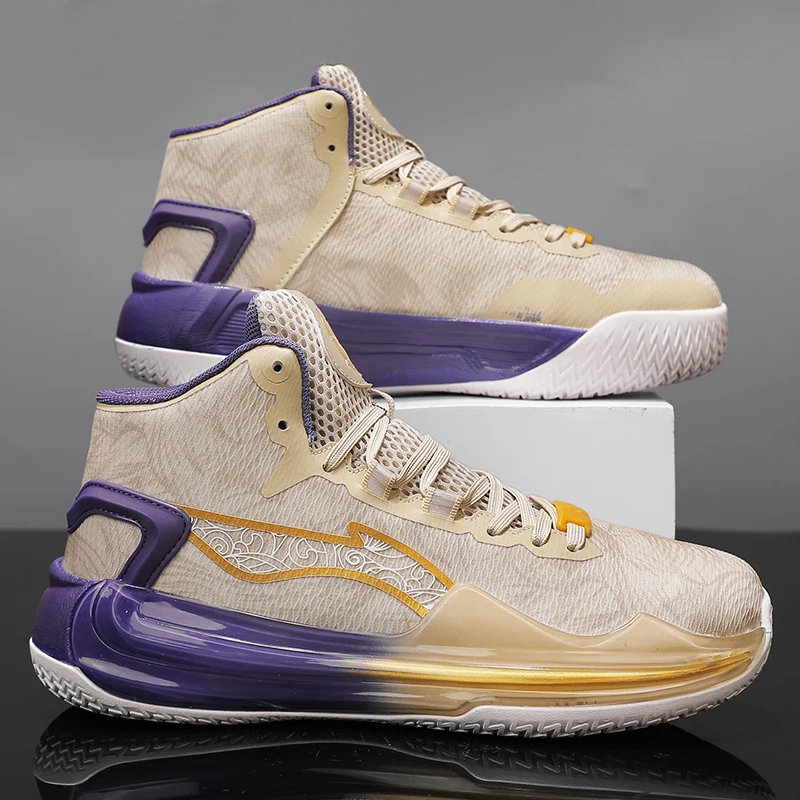 

2023 New High Quality Sports Basketball Shoes Mens Gym Training Sports Running Shoes Casual Anti Slip Durable Sports Shoes 36-45