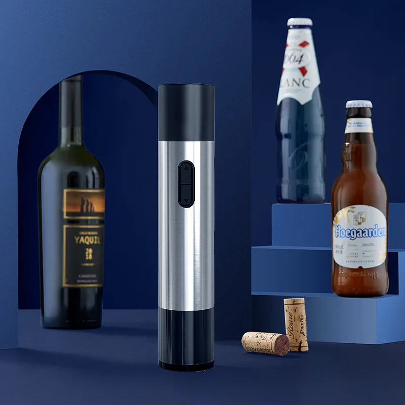 

2 в 1 Электрические Открывалки Для Вина, автоматические открывалки для пива и бутылок, штопор, открывалка для крышки, кухонные аксессуары