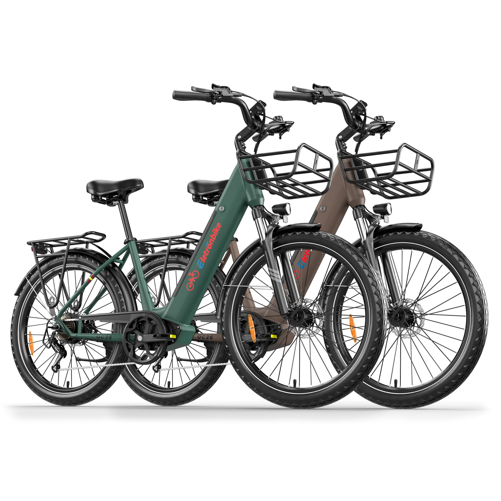 Электровелосипед ELETRONBIKE OC26 с задним мотор-колесом, алюминиевый сплав, 7 скоростей, с датчиком, портативная модель для городских прогулок и поездок на работу (art.: 3920dbef2b533) - 3920dbef2b533