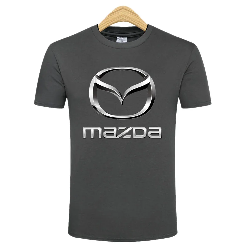 

2021High Quality MAZDA Summer Men's short sleeve polo t-shirt Cotton Comfortable Color contrast casual sport Men's T-shirt