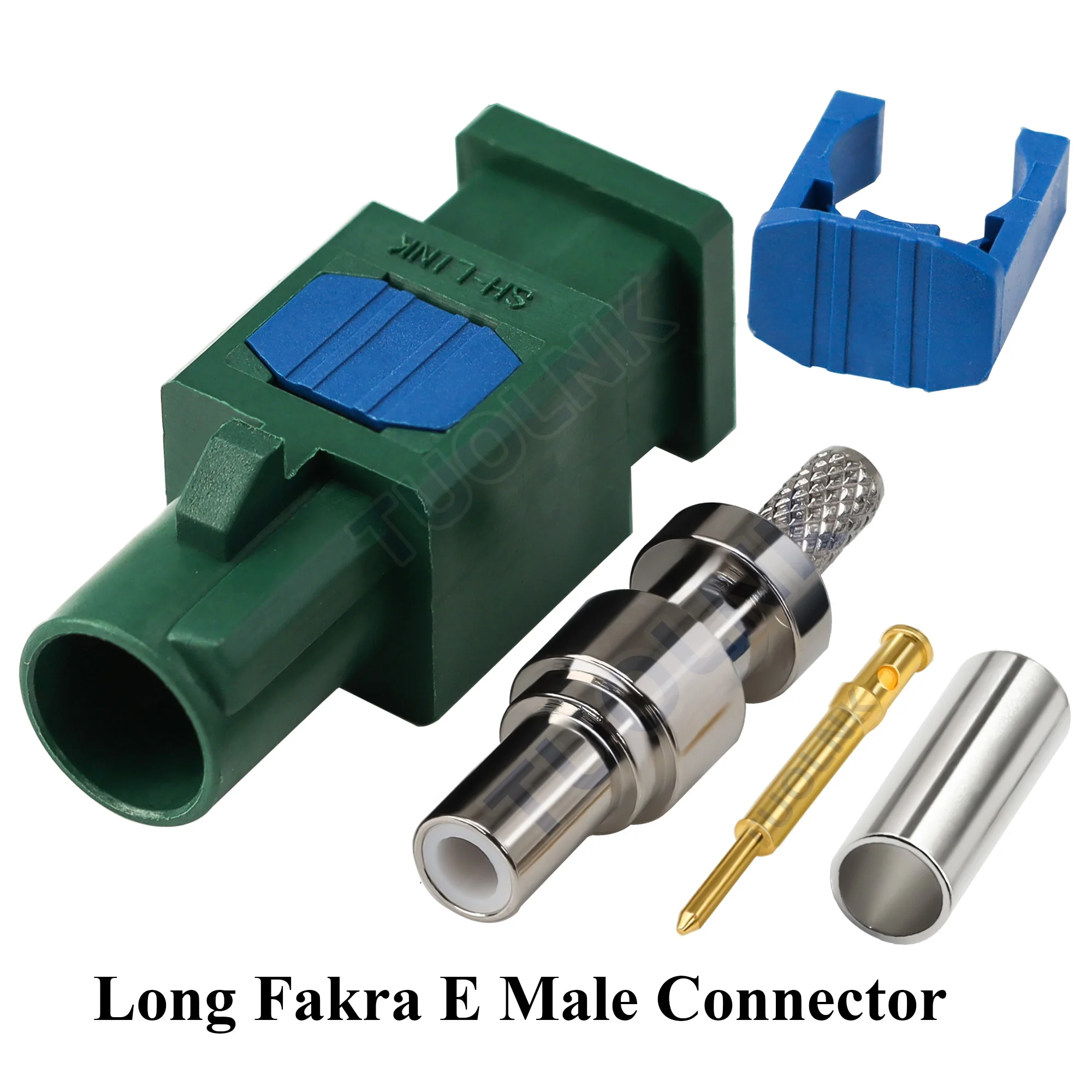 Fakra Crimp Longer Connector for  RG316 RG174 LMR100 Cable Car Radio FM GPS Antenna Fakra Adapter A B C D E F G H I K L M N Z images - 6