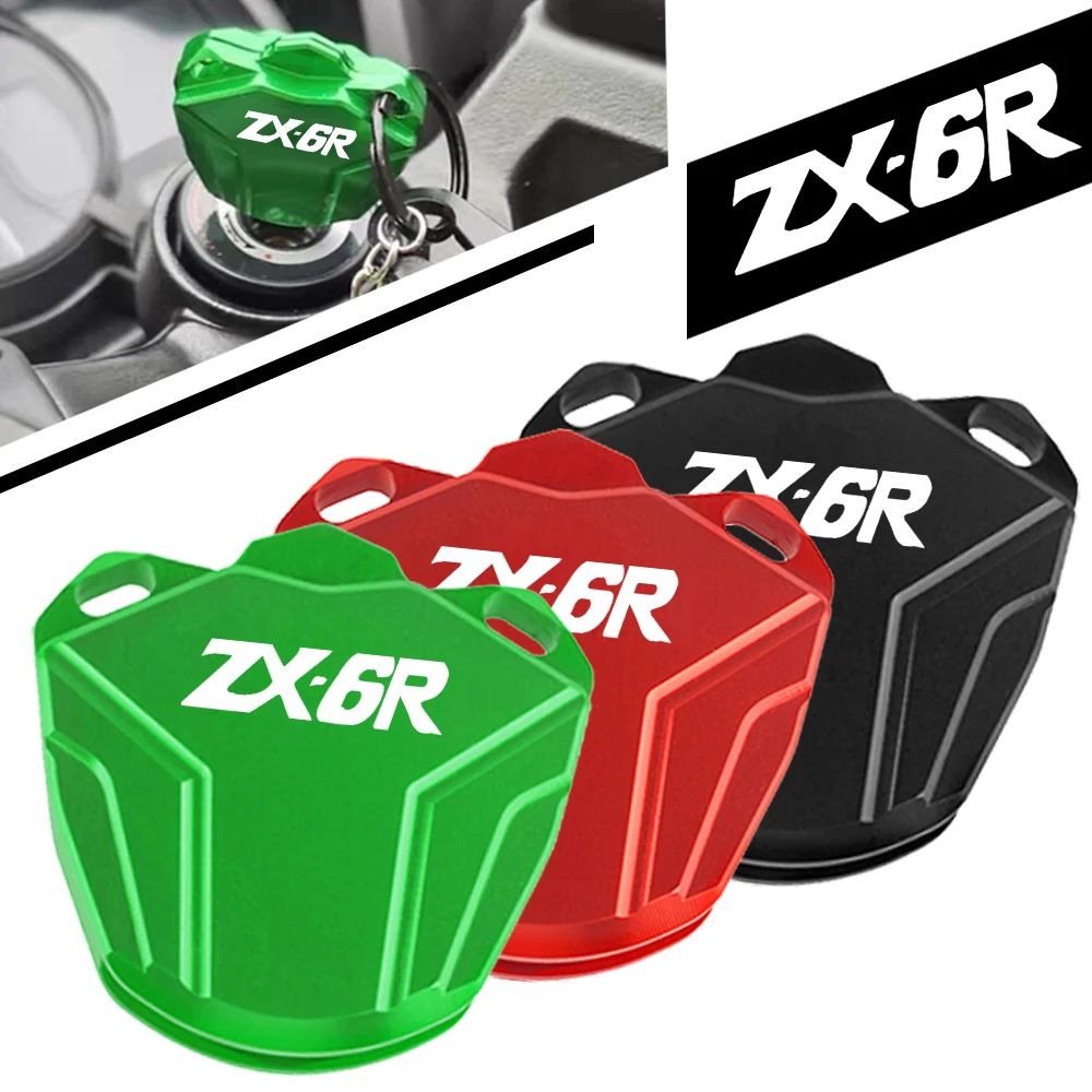 

For Kawasaki ZX6R ZX 6R ZX-6R 2000 2001 2002 2003 2004 2005 2006 Motorcycle parts keychain Key Cover Case Shell Keys protection