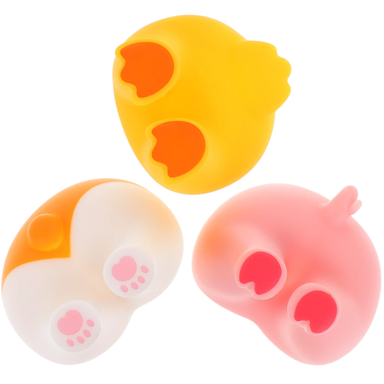 

3Pcs Cute Cartoon Holder Cartoon Animal Hook Decorative Holder