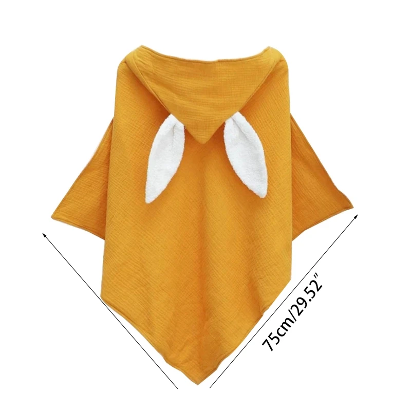 

Cartoon Rabbit Ear Blanket Children Newborn Infant Bathrobe Sleeping Bag Swaddle P31B