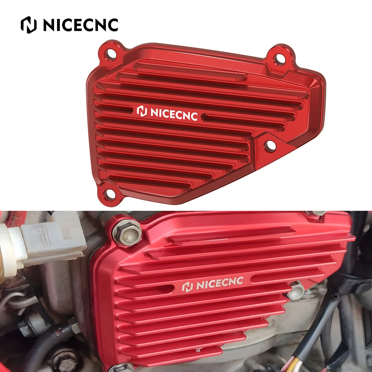 

NiceCNC Exhaust Power Valve Cover Guard Protector Spacer Gasket for Beta RR XTRAINER 250 300 2013-2022 2021 Heat Sink Cooling