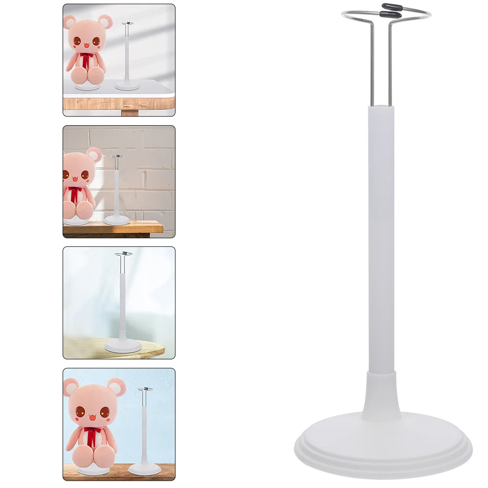 

2 Pcs Dolls Shop Supplies Support Frame Toy Baby Small Stand Storage Kids Kickstand Vertical Rack Dedicated Figure