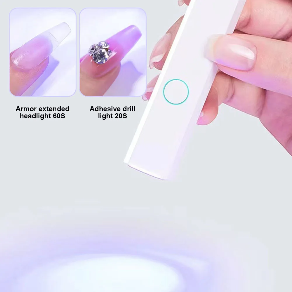 

Портативная салонная быстросохнущая лампа для ногтей, USB-зарядка, Сушилка для ногтей, домашние инструменты, Профессиональная УФ-лампа для ногтей, фонарик, ручка