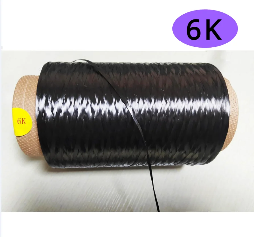 500 м углеродное волокно 6K волоконный буксир Торнель нить лента 3530MPa длина