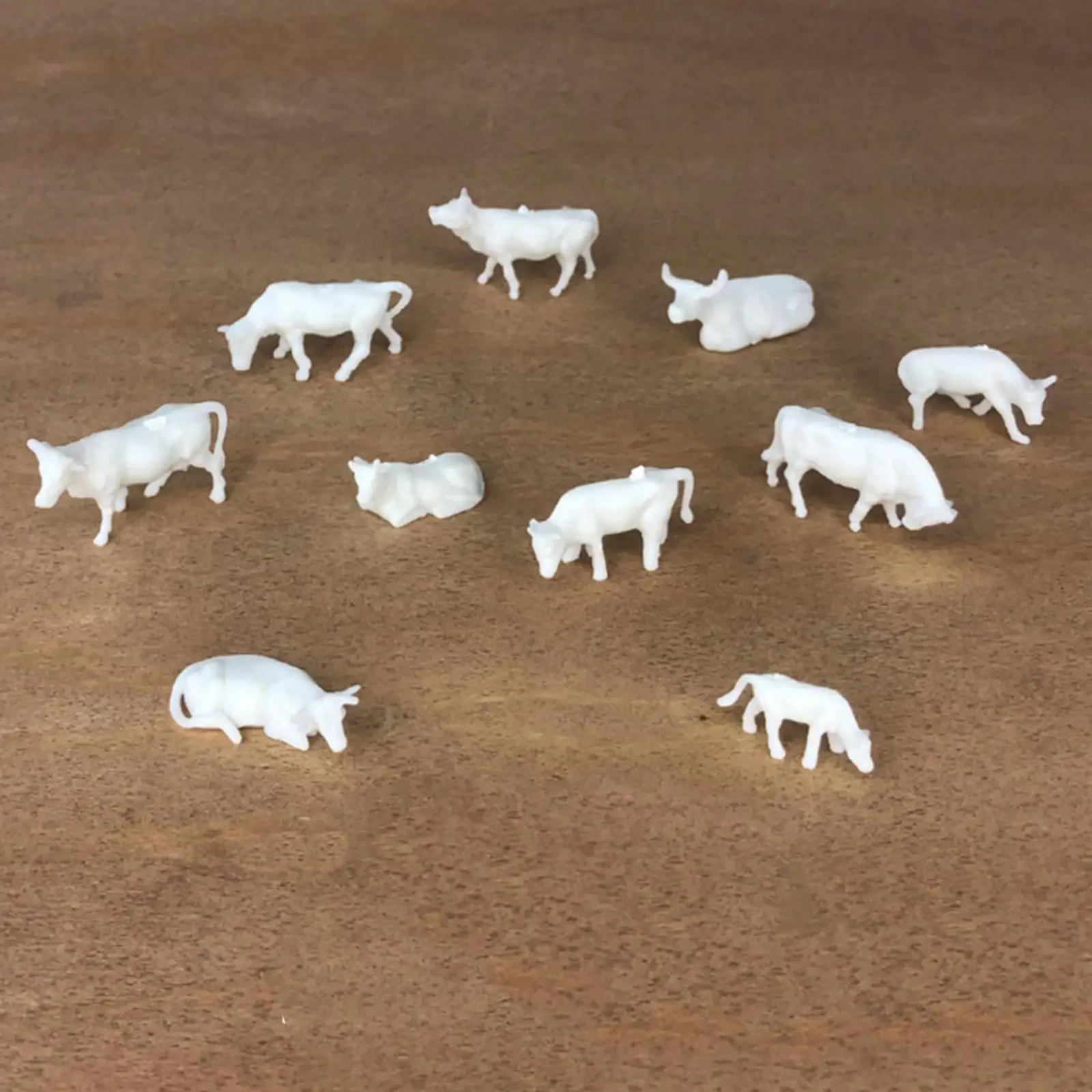 10 шт. фигурки крупного рогатого скота в масштабе 1:87