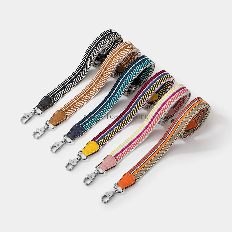 

25mm Contrasting Colors Nylon Webbing Cross-body Bag Strap Tape Ribbon DIY Bag Shoulder Strap Apply for Kelly Evelyn H Bag