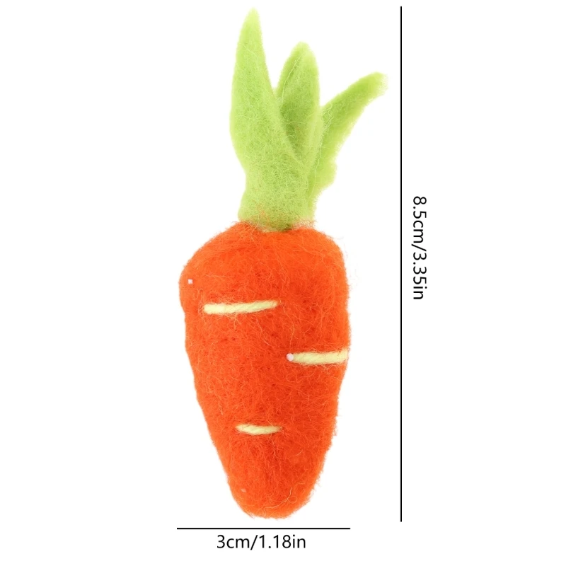 Морковь шерсть ручная работа реквизит для детской фотографии аксессуары